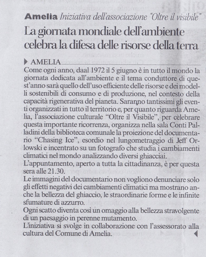 Corriere dell'Umbria 5 Giugno 2015