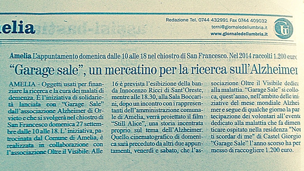 Il Giornale dell'Umbria, Venerdì 25 Settembre 2015